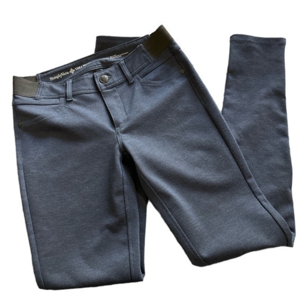 Simply Vera Vera Wang Blue Pull On Pants Size XS GUC #4221